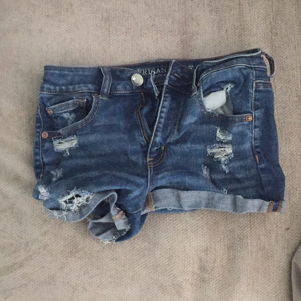 American eagle jean shorts